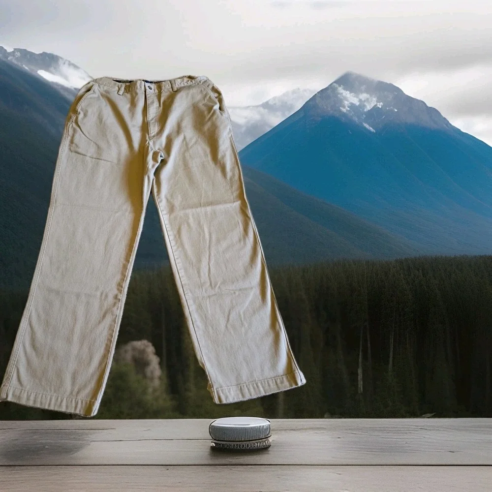Woolrich Pants Mens 36x30 100% Cotton‎ Nomad Midweight Canvas Khaki Beige Chino